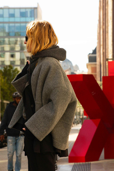 Maevy Mouvement Libre - Col Capuche Grislux