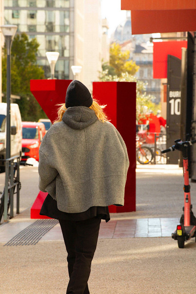 Maevy Mouvement Libre - Col Capuche Grislux