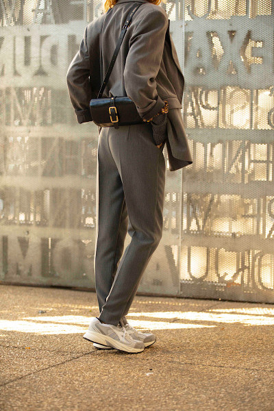 Souvenir - Pantalon Manhattan Cigarette Gris