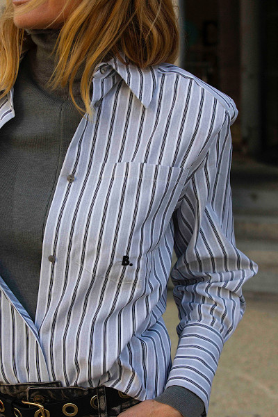 BERENICE - Chemise Oversize Epaulettes Cleas (2)