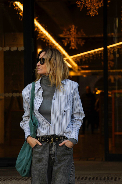 BERENICE - Chemise Oversize Epaulettes Cleas