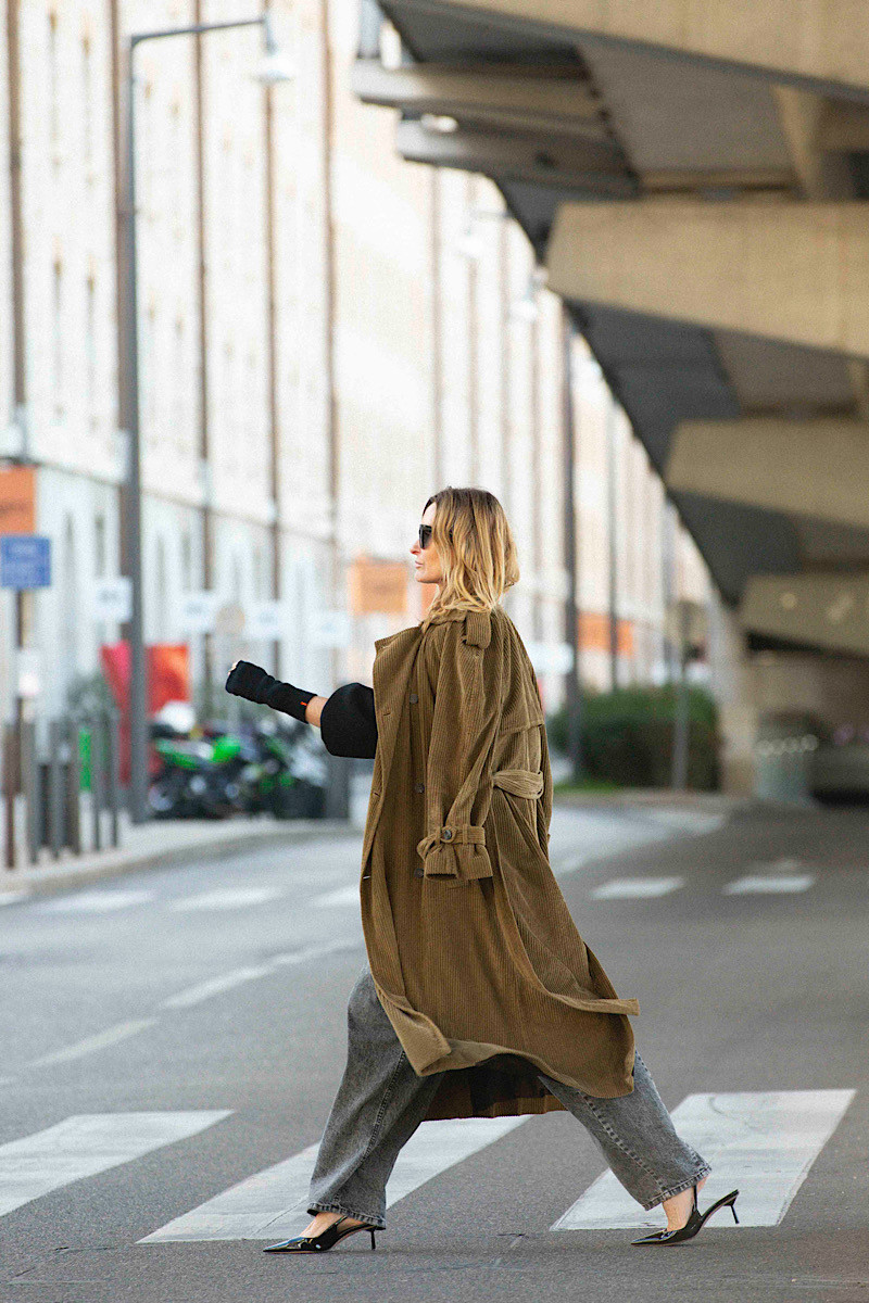 Souvenir - Manteau Trench Paris Velours