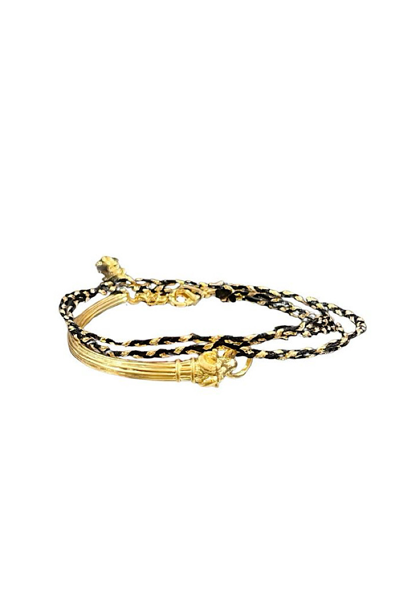 LOUISE HENDRICKS - Bracelet Belier Noir