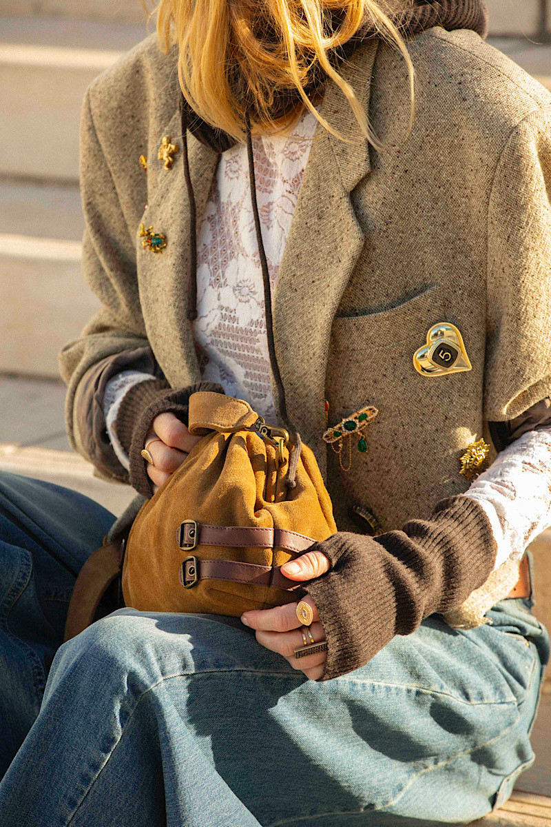 Sista Paris - Sac Uniq Big Camargue Tabac