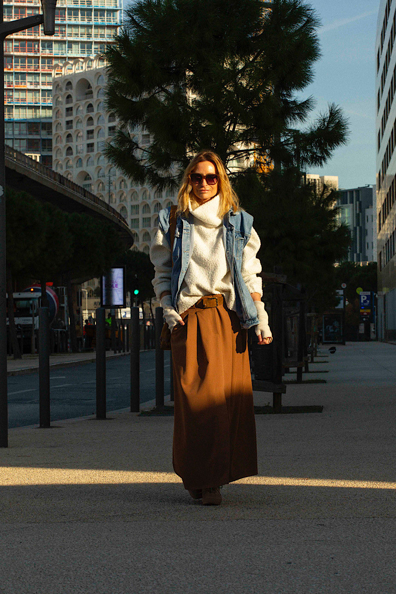 Souvenir - Jupe Jim Cognac