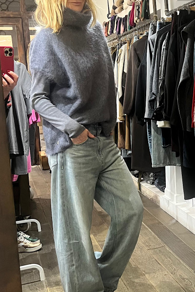 Souvenir - Pull Doudou Gris (2)