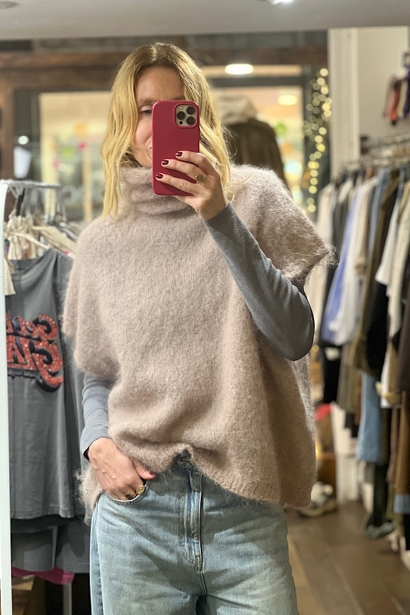 Souvenir - Pull Doudou Taupe