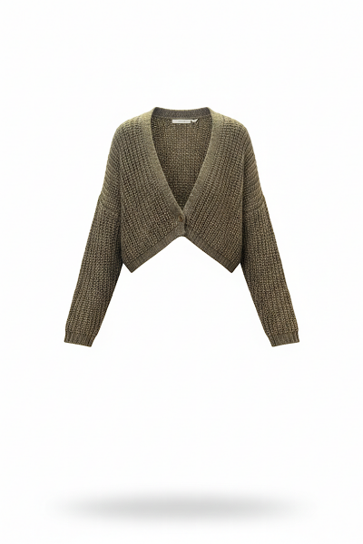 Souvenir - Cardigan Favori Kaki