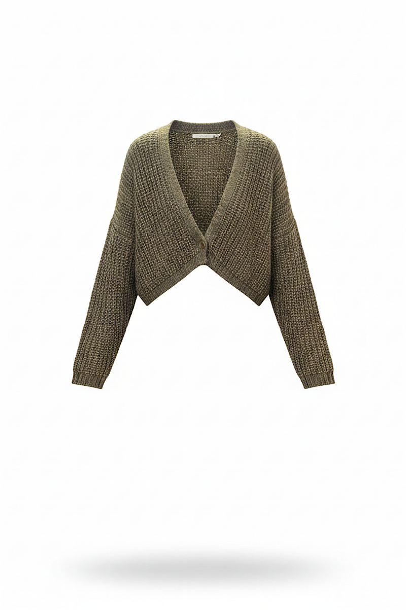 Souvenir - Cardigan Favori Kaki