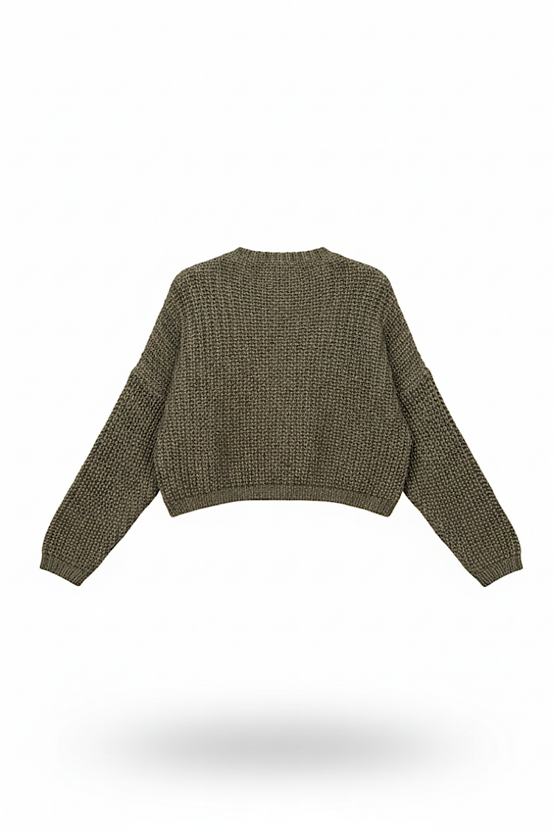 Souvenir - Cardigan Favori Kaki