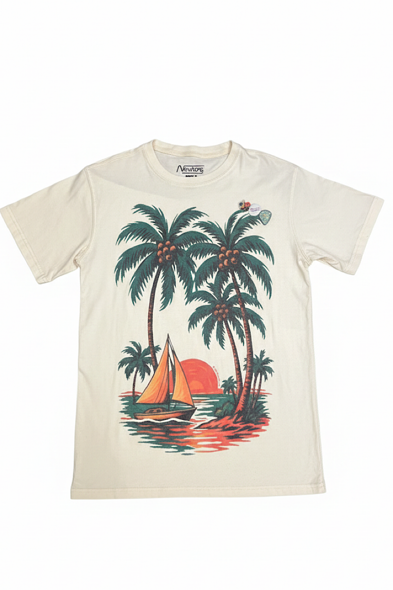 Newtone - Tshirt Trucker Coco Natural