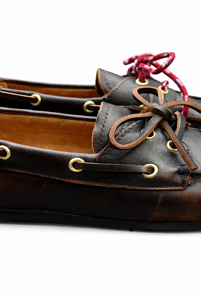 TORAL - Mocassin Nahua Cuir Gold