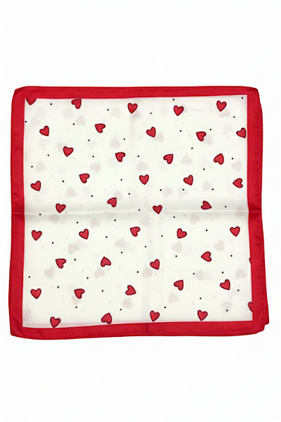 Madone - Foulard Coeur rouge