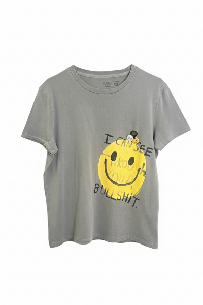 Newtone - Tshirt Starlight Bullshit Grey