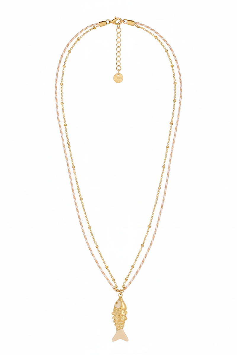 Madone - Collier Poisson Naturel