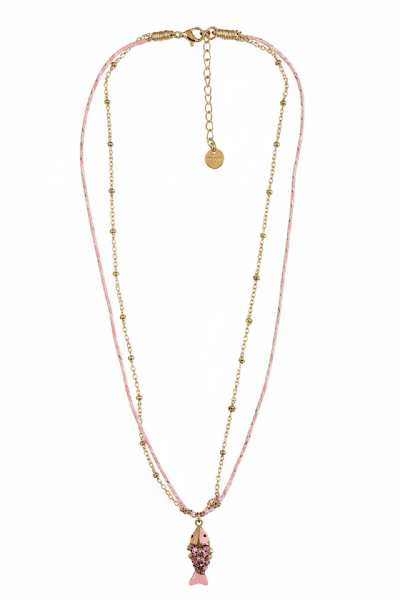 Madone - Collier Poisson Rose