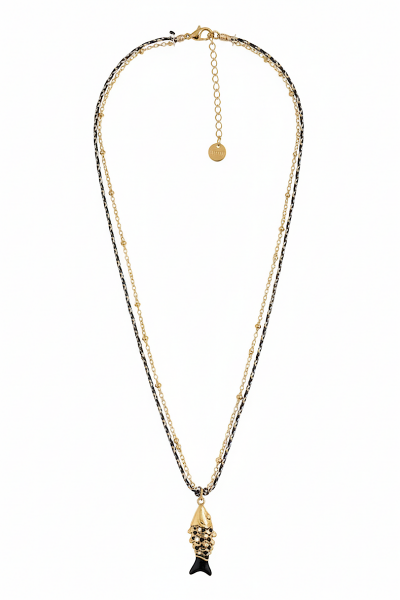 Madone - Collier Poisson Noir
