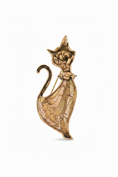 Madone - Broche Chat Rose