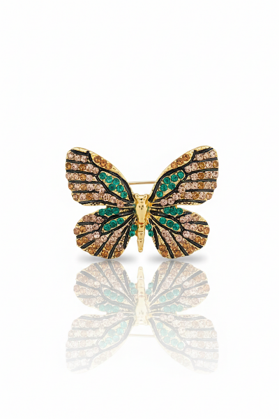  - Broche Papillon bronze