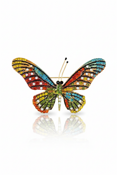  - Broche Butterfly Yellow
