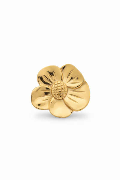  - Broche Fleur Or