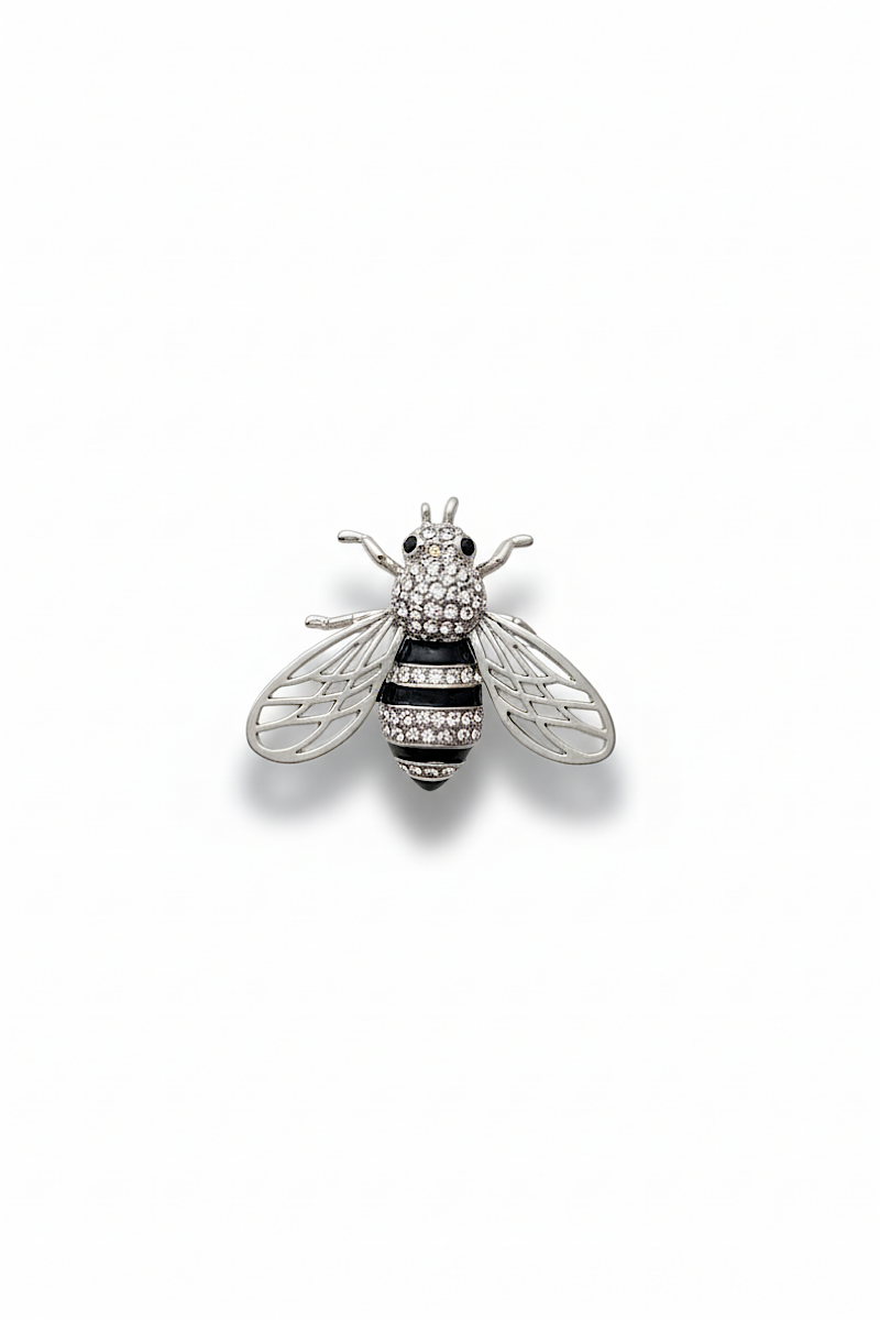  - Broche Abeille Silver