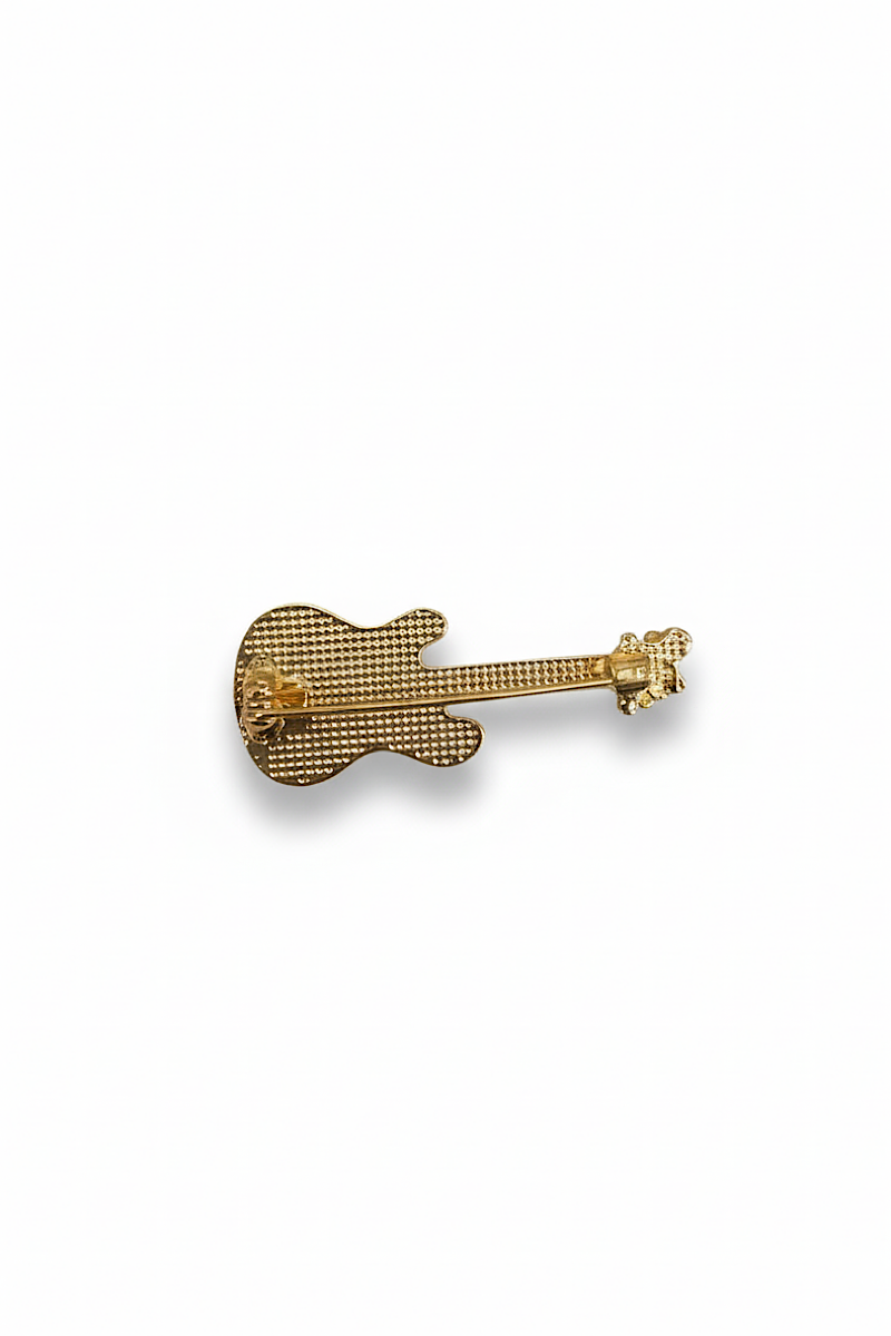  - Broche Guitare Noir