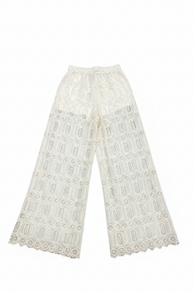 Souvenir - Pantalon Dentelle Ecru (2)