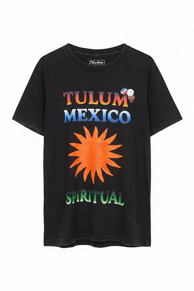 Newtone - Tshirt Trucker Tulum Noir