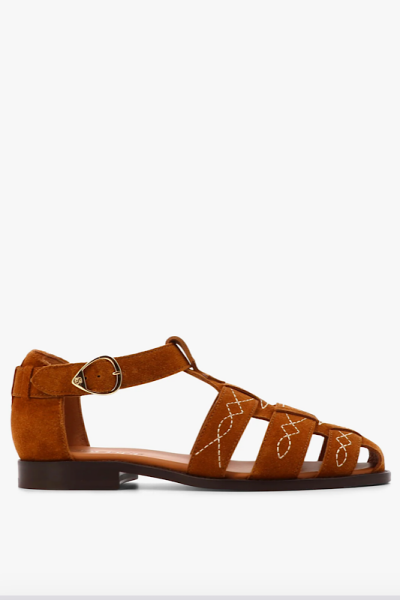 Madone - Sandales Ponza Camel