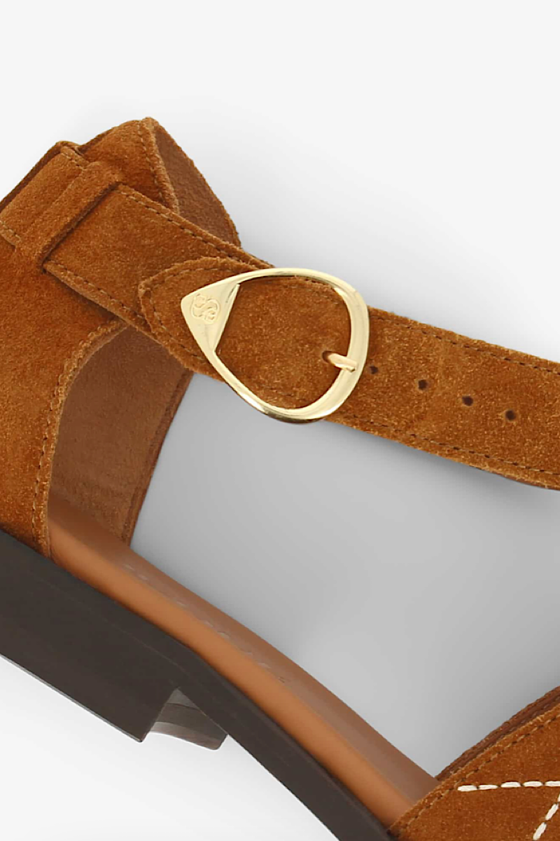 Madone - Sandales Ponza Camel