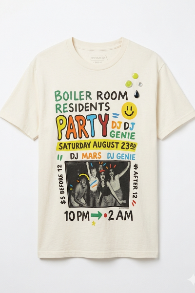 Newtone - Tshirt Trucker Party Natural (2)