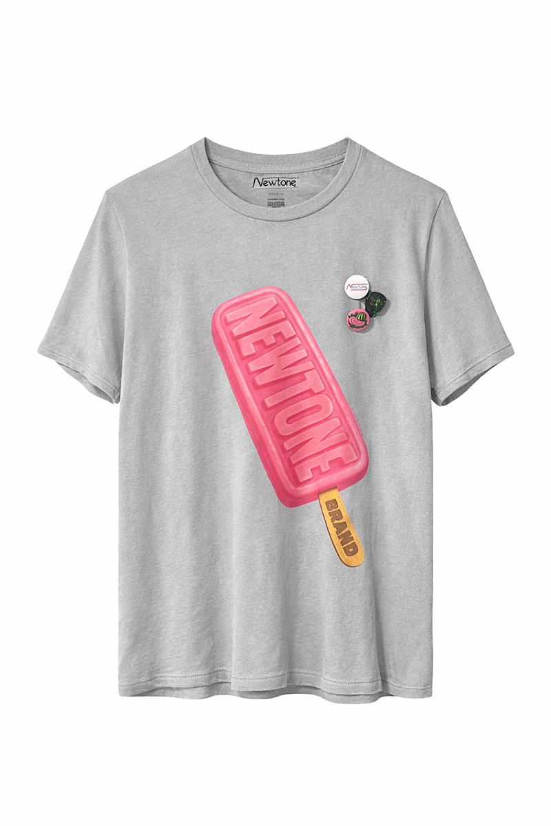 Newtone - Tshirt Starlight Freeze Grey