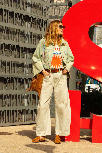 Newtone - Tshirt Trucker Tulum Natural