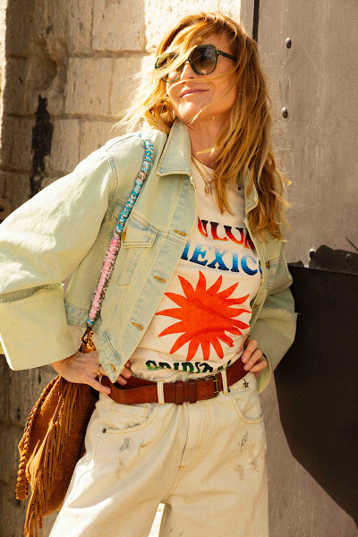 Newtone - Tshirt Trucker Tulum Natural