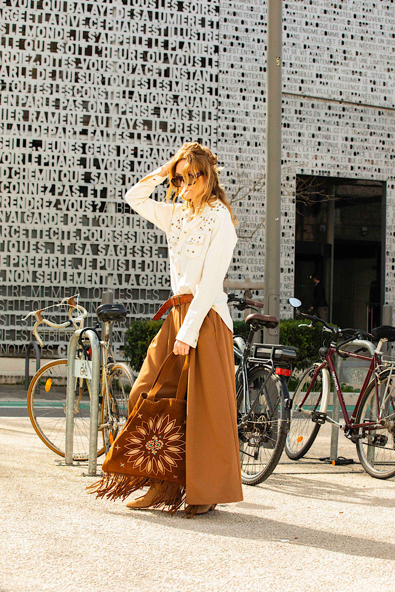 Souvenir - Jupe Jim Cognac