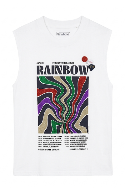 Newtone - Tshirt Biker Golden Natural