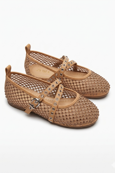  - Ballerines Vilma Camel (2)