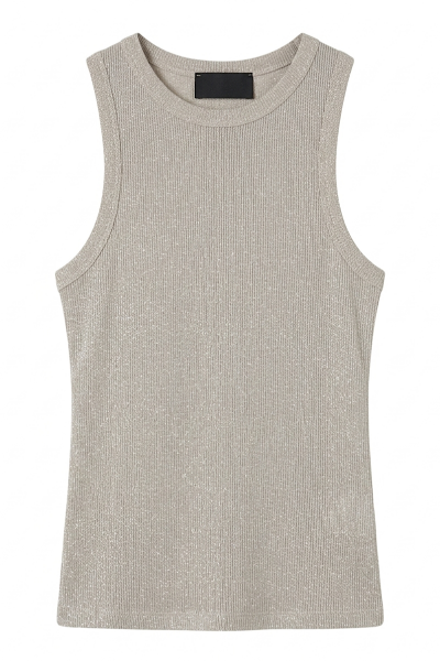  - Debardeur Shiny Beige