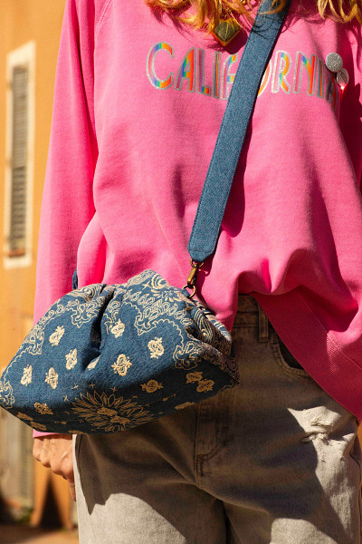 Sista Paris - Sac Uniq Big Denim Bandana