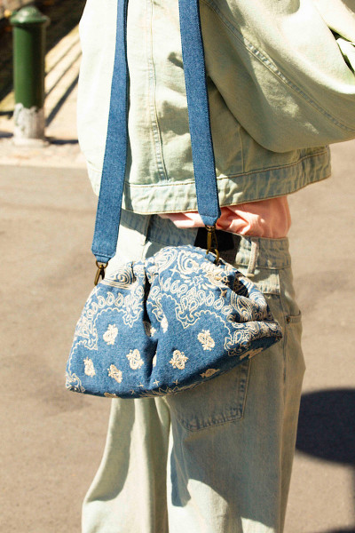 Sista Paris - Sac Uniq Big Denim Bandana