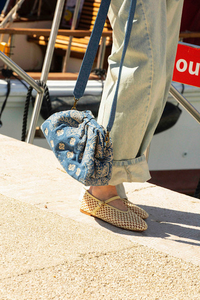 Sista Paris - Sac Uniq Big Denim Bandana