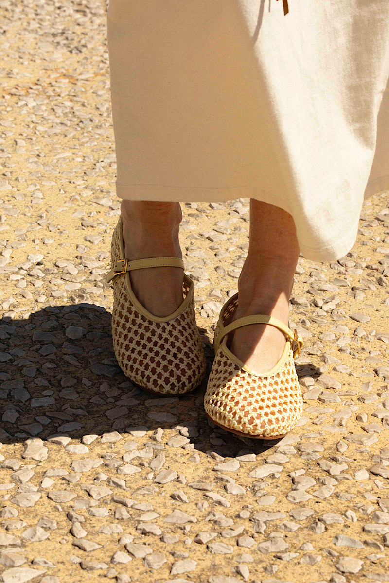 TORAL - Ballerines Sybilla Champagne