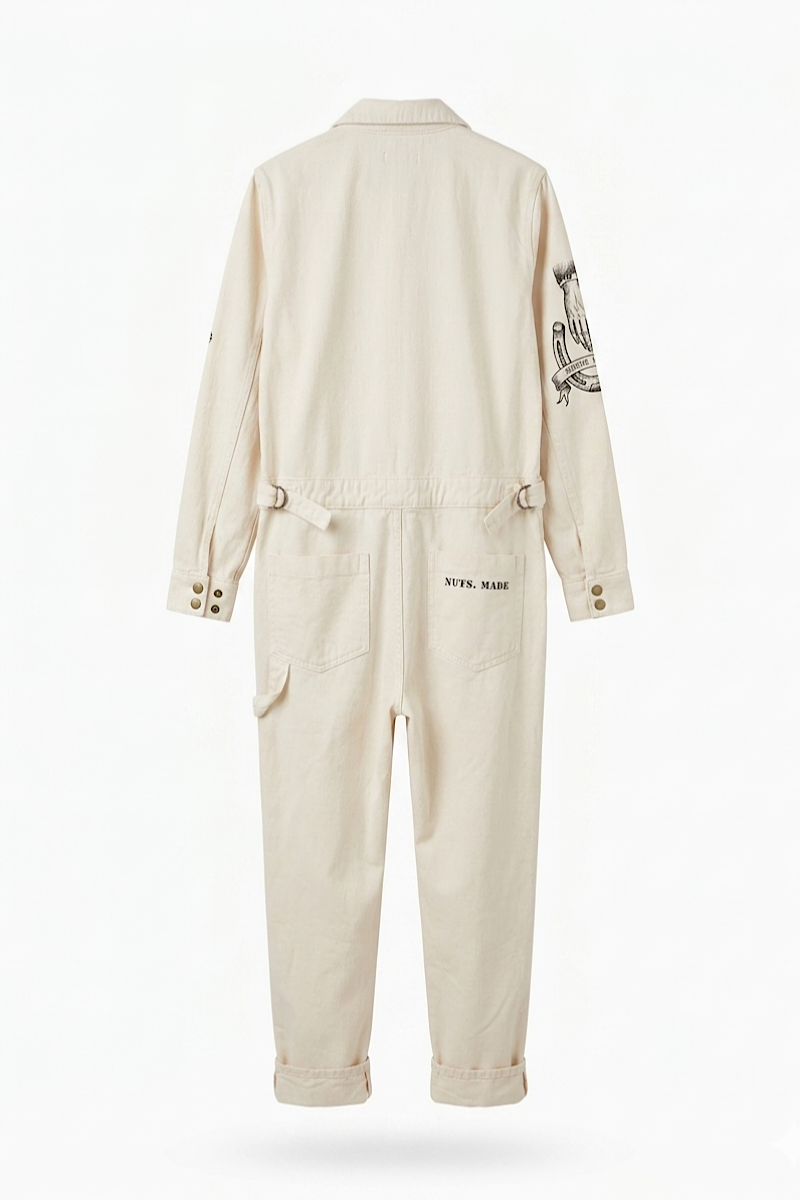 Newtone - Jumpsuit Stamp Natural