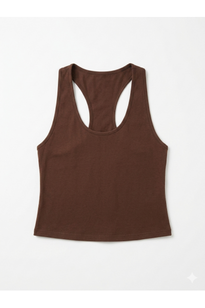  - Debardeur Cropped Choco
