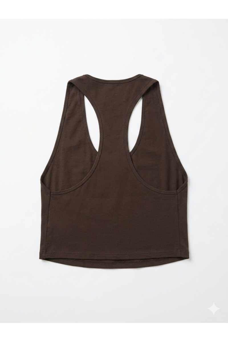  - Debardeur Cropped Choco