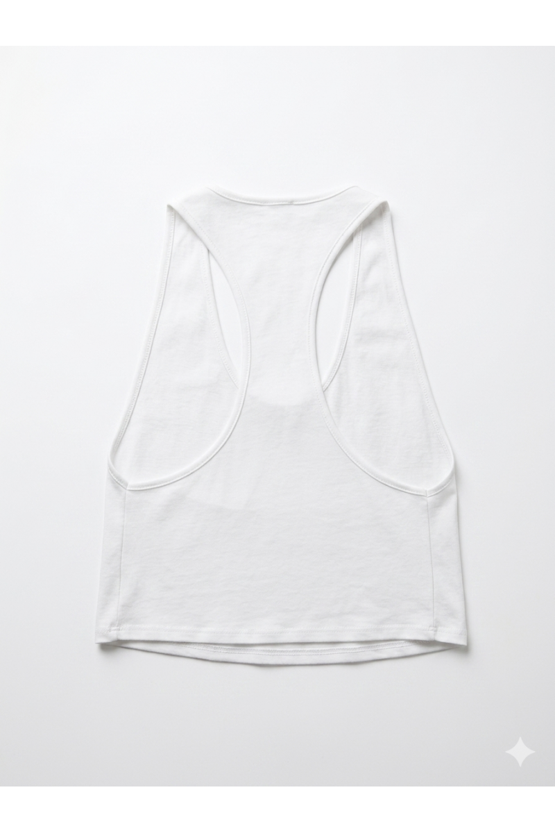  - Debardeur Cropped White