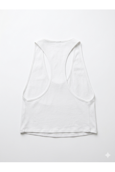  - Debardeur Cropped White