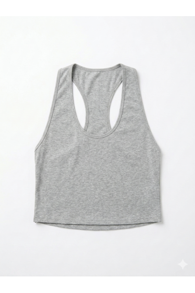  - Debardeur Cropped Grey