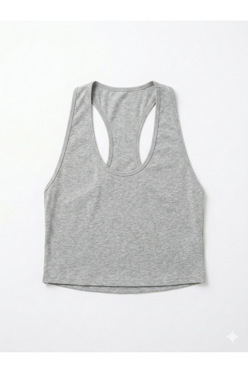  - Debardeur Cropped Grey